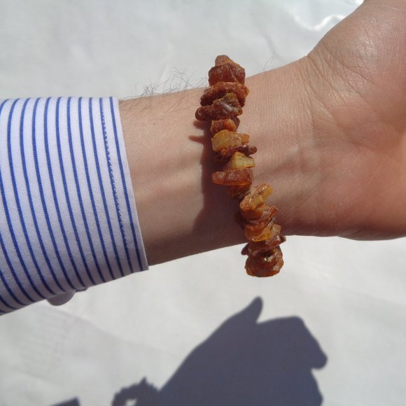 Baltic Amber Bracelet Healing Pain Relief, Wrist Joint Pain, Swelling, Arthritis - Picture 5 of 7
